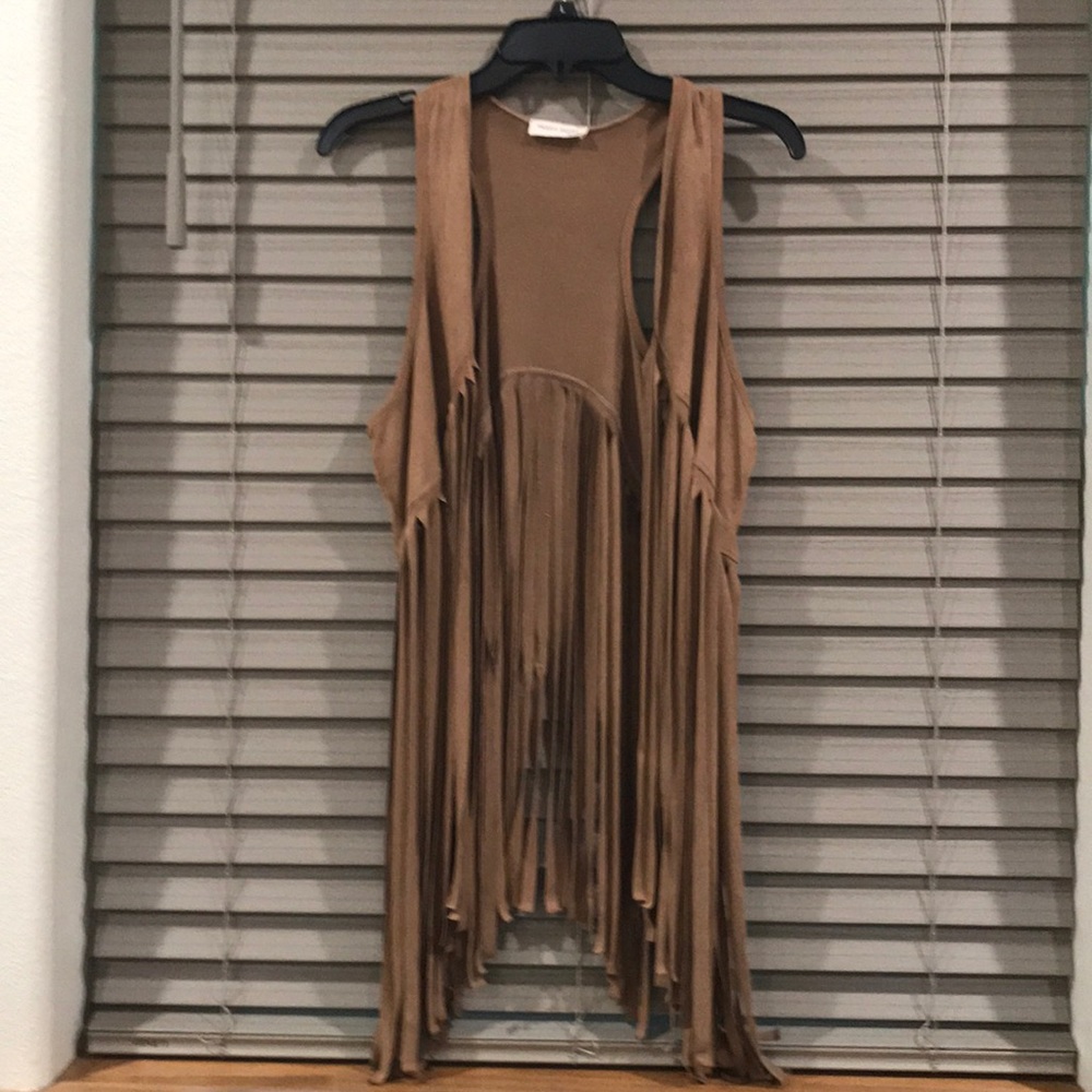 Short fringe vest